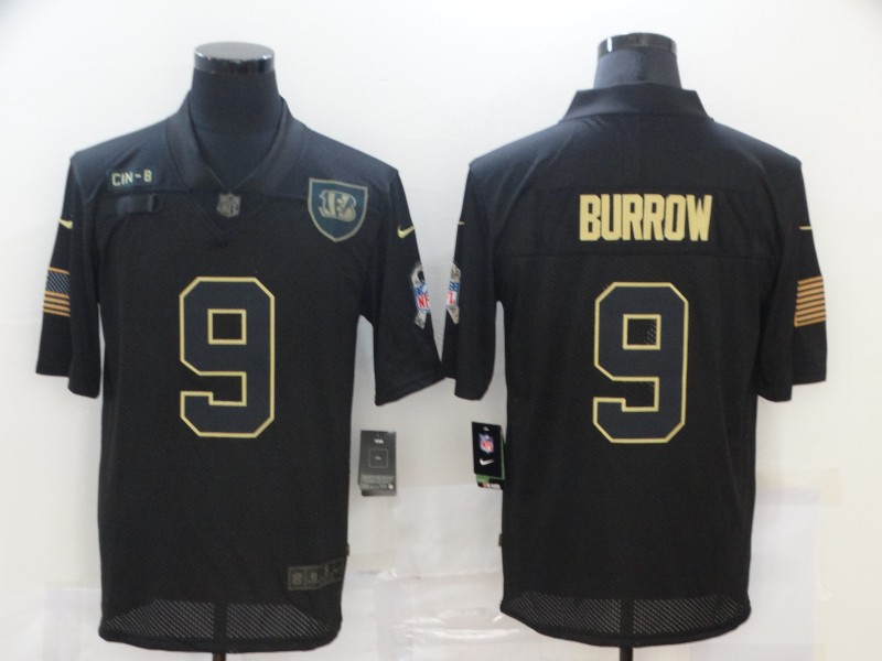 Men's Cincinnati Bengals #9 Joe Burrow Alternate Jersey